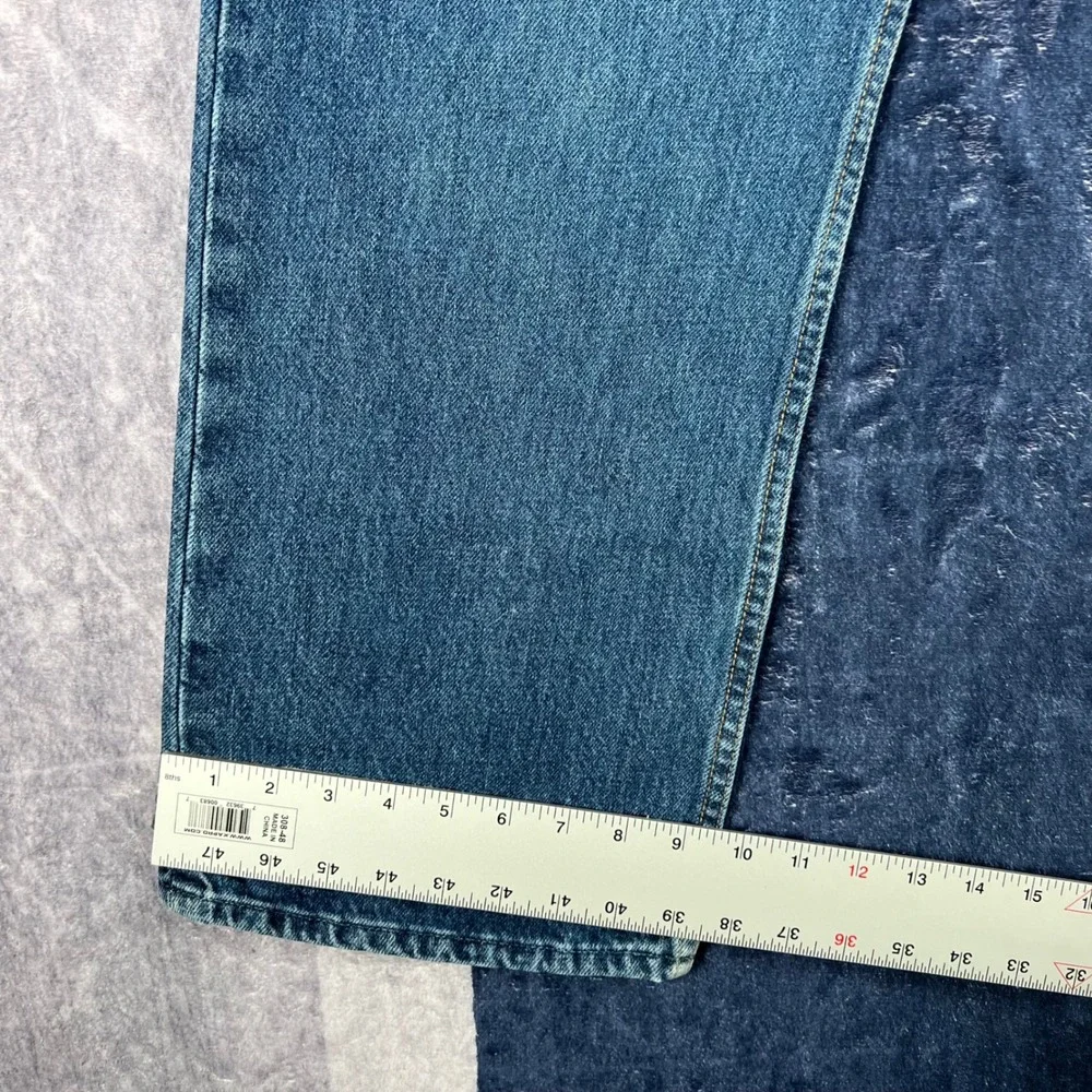 Vintage Gap Loose Fit Mens Blue Denim Jeans 32x30 Medium Wash Baggy Y2K